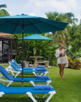 choosing a chair at sugar cane club barbados 