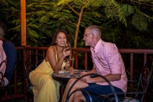 couple in the chattel bar sugar cane club barbados 