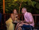 couple in the chattel bar sugar cane club barbados 