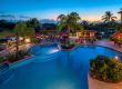 pool view at night pool view at night